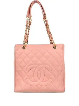 CHANEL Pre-Owned: Розовая сумка-шоппер 