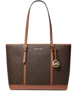 Michael Michael Kors: Коричневая сумка-шоппер 