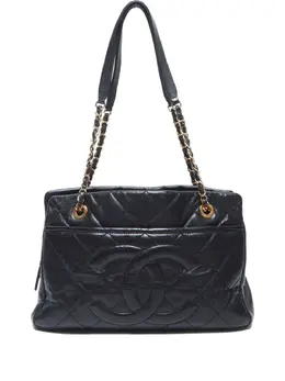 CHANEL Pre-Owned: Чёрная сумка 