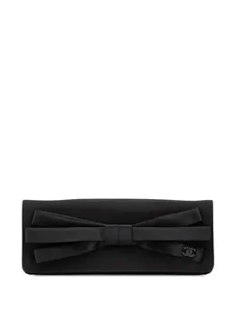 CHANEL Pre-Owned: Чёрный клатч 