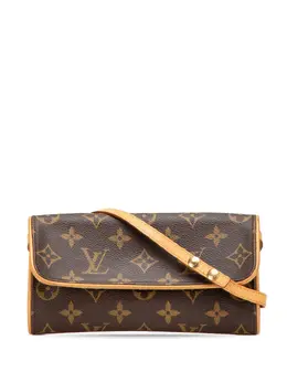 Louis Vuitton Pre-Owned: Коричневая сумка через плечо 