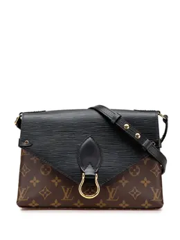 Louis Vuitton Pre-Owned: Коричневая сумка через плечо 