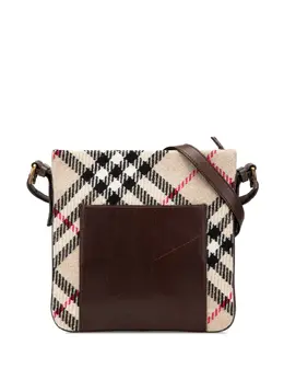 Burberry Pre-Owned: Коричневая сумка через плечо 
