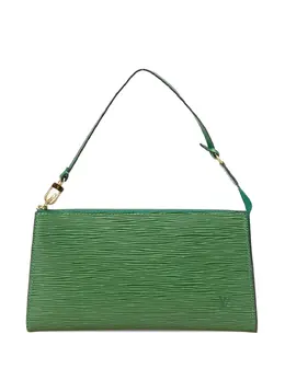 Louis Vuitton Pre-Owned: Зелёная сумка 