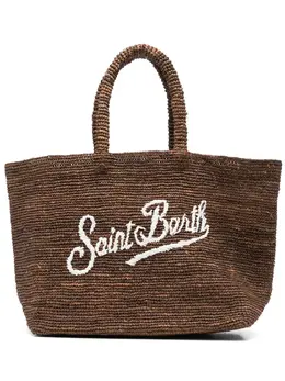 MC2 Saint Barth: Коричневая сумка-шоппер 