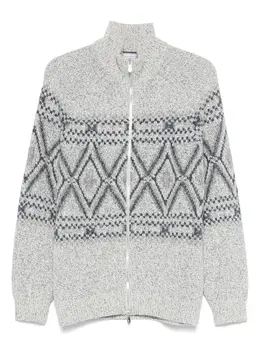 Brunello Cucinelli: Белый кардиган 