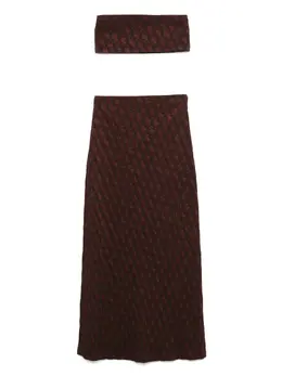 Jean Paul Gaultier Pre-Owned: Жаккардовый топ 