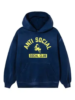 Anti Social Social Club: Синяя толстовка 