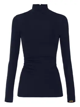 Elisabetta Franchi: Синий топ 