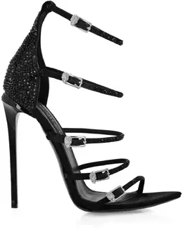 Philipp Plein: Чёрные сандалии 