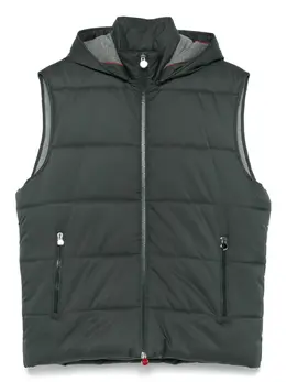 Kiton: Зелёный жилет 