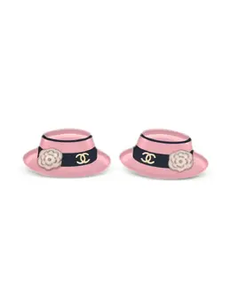 CHANEL Pre-Owned: Розовая шляпа 