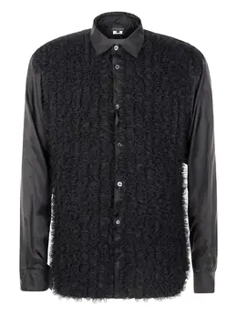 Comme des Garçons Homme Plus: Чёрная рубашка 