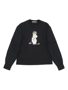 Acne Studios: Свитшот с принтом 