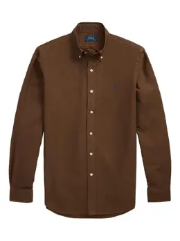 Polo Ralph Lauren: Коричневая рубашка 