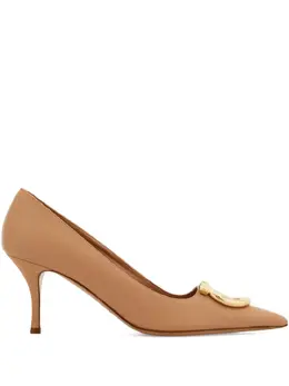Ferragamo: Бежевые туфли 