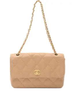 CHANEL Pre-Owned: Бежевая сумка 