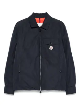 Moncler: Синяя рубашка 