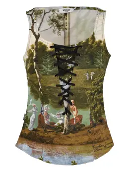 Moschino Pre-Owned: Зелёный корсет 