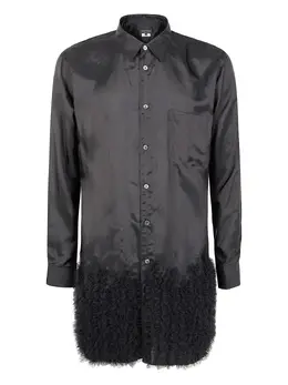 Comme des Garçons Homme Plus: Атласная рубашка 