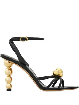Ferragamo: Чёрные сандалии 