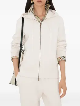 Burberry: Кардиган с капюшоном 