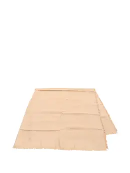 Louis Vuitton Pre-Owned: Бежевый шарф 