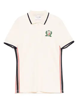 Lacoste: Бежевое поло 