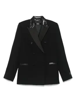 Versace: Чёрный жакет 