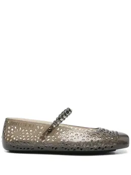 Jimmy Choo: Чёрные балетки 