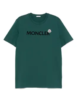 Moncler: Футболка с принтом 