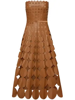 Oscar de la Renta: Кожаное платье 