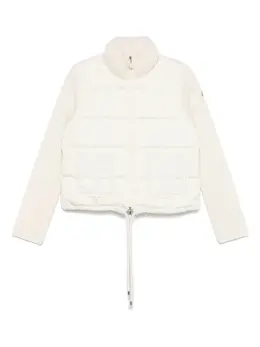 Moncler: Белая куртка 