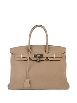 Hermès Pre-Owned: Серебристая сумка 
