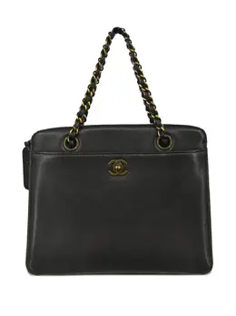 CHANEL Pre-Owned: Чёрная сумка 