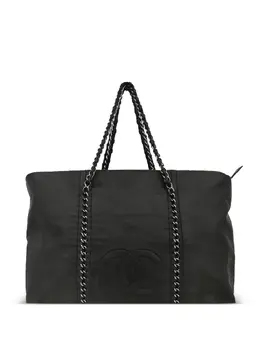 CHANEL Pre-Owned: Чёрная сумка 