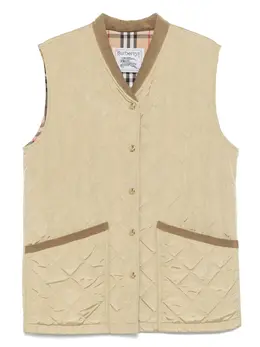 Burberry Pre-Owned: Стёганый жилет 