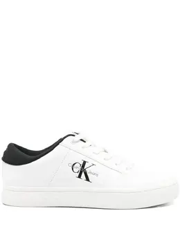 Calvin Klein Jeans: Белые кроссовки 