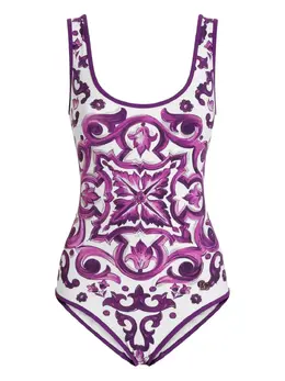Dolce & Gabbana: Купальник  Majolica