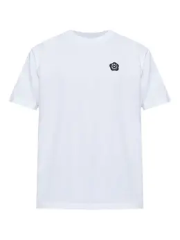 Kenzo: Футболка с цветочным принтом 