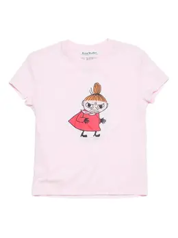 Acne Studios: Футболка с принтом 