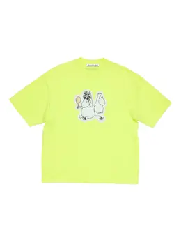Acne Studios: Футболка с принтом 