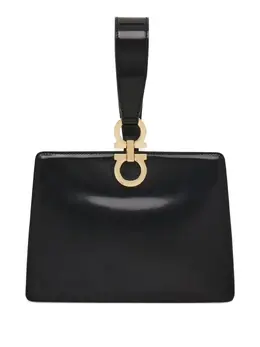 Ferragamo: Чёрная сумка 