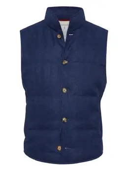 Brunello Cucinelli: Джинсовый жилет 