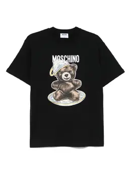 Moschino: Чёрная футболка 