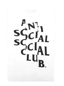 Anti Social Social Club: Белая футболка 