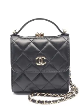 CHANEL Pre-Owned: Чёрная сумка 
