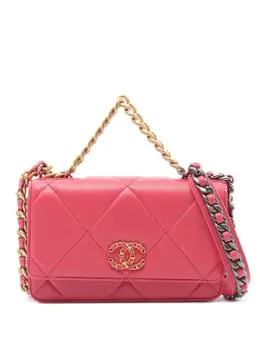 CHANEL Pre-Owned: Розовая сумка 