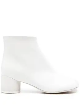MM6 Maison Margiela: Белые ботинки 