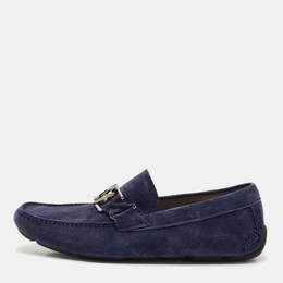 Salvatore Ferragamo: Синие туфли  Gancini